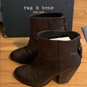 rag & bone brown Margot boots size 8
